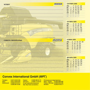 Календарь Convex 2009